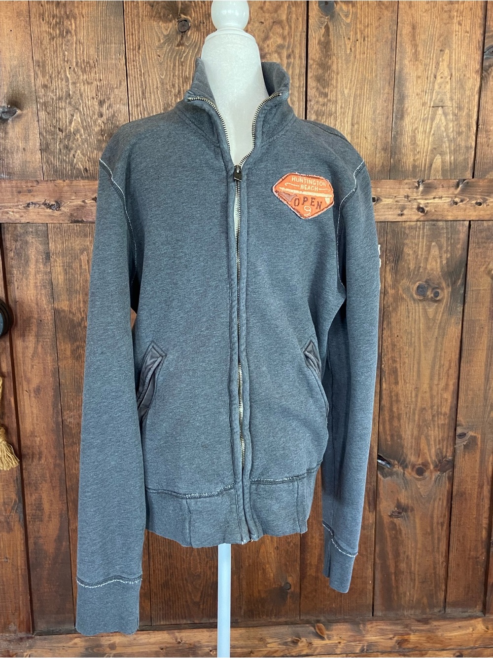 Vintage Y2K Hollister full zip fleece Men’s size L